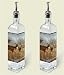 Artworks olive oil bottle ~ Deer - Our Side of the River ~ set of 2 bottles ~ code 289