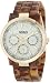 XOXO Women's XO5509 Tortoise Bracelet with Gold Case Watch