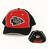 Kansas City Chiefs 2-Tone Red/Black Adjustable Baseball Hat