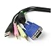 4-In-1 USB-VGA Audio and Microphone KVM Switch Cable (6 feet)
