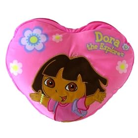 Dora the Explorer plush backpack- Nick Jr. character heart-shaped mini back pack