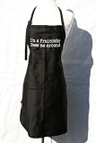 Black Embroidered Apron I'm a Fruitcake, Pass Me Around