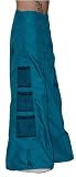 Ghast 32 Fat Bottom Raver Pants (Turquoise), Wide Leg Rave Pants, Dance Team Pants