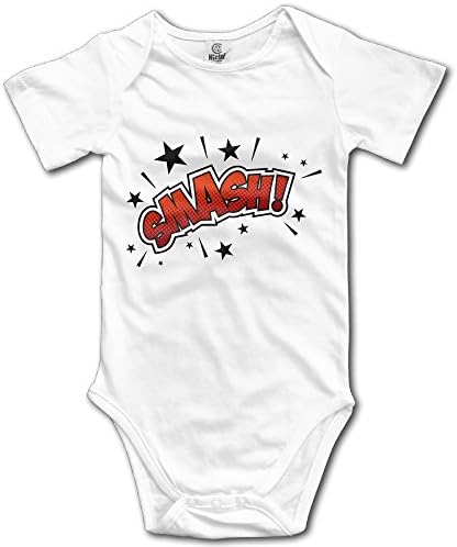 Comic Soundeffect - Smash! Onesies Bodysuits Cute Kid Baby's Coveralls