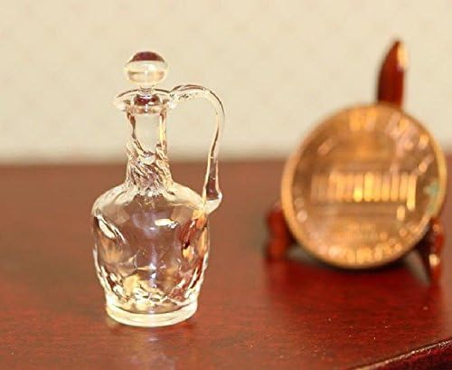 Dollhouse Miniature Georgian Decanter by Glass Artisan Phillip Grenyer