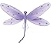 Hanging Dragonfly 9â€ Medium Purple Nylon Dragonflies with Sequins and Glitter for Baby Nursery Bedroom Décor, Girls Room Ceiling Wall Décor, Wedding Birthday Party, Baby Bridal Shower Decoration