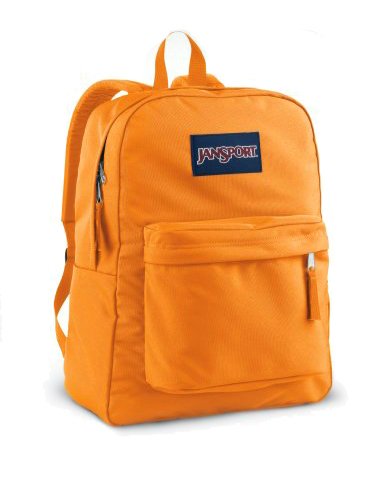 jansport superbreak backpack school bag orange team 8wl  more detail click!