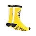 MLS Columbus Crew Men's Bolt Sport Casual Dress Crew Socks (1 Pack), Large, Yellow