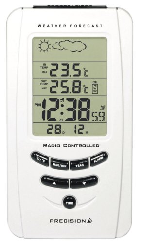 Peers Hardy Precision MSF Radio Controlled Weather Forecaster with External Sensor