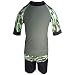 South Swell UV Sun Protective Boys 2 Piece Set: Short Sleeve Top (Rashguard) & Shorts (UPF 50+)