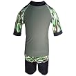 South Swell UV Sun Protective Boys 2 Piece Set: Short Sleeve Top (Rashguard) & Shorts (UPF 50+)