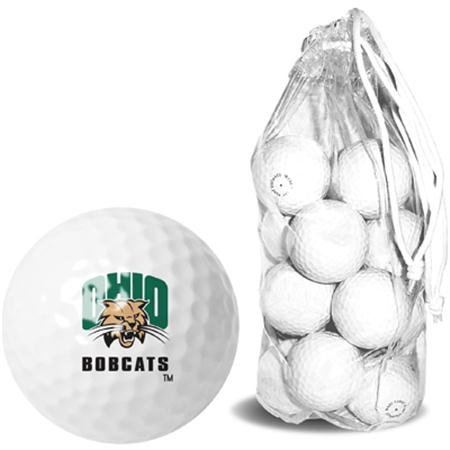 Ohio University Bobcats Ou Ncaa Clear Pack 15 Golf Balls