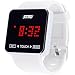 Foxnovo Waterproof Touch Screen Boys Girls Sport LED Digital Wrist Watch (White)