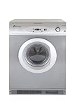 White Knight 86AS Multi-Function Sensor Vented Tumble Dryer, 6 Kg, Silver