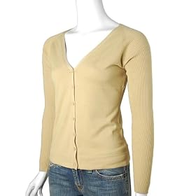 BCBG Max Azria Cardigan w  Ribbed Sleeves