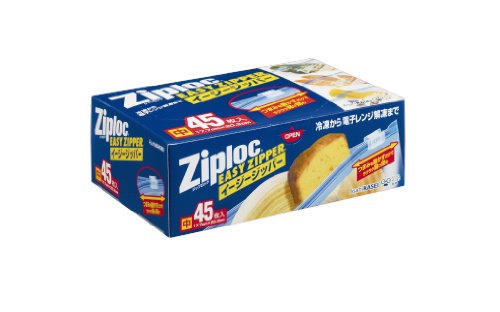 ジップロック イージージッパー 中 45枚入 ジップロック イージージッパー 中 45枚入