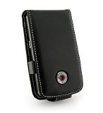 Tuff-Luv "Slider" Leather case cover for BlackBerry Curve 8300 / 8900 / Gemini 8520 / Tour 9630- Black