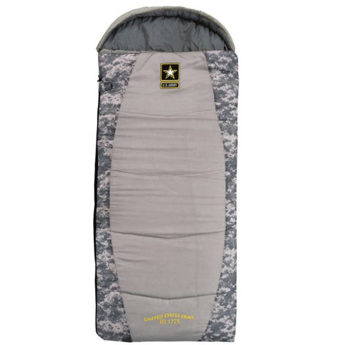 U.S. Army Bravo 40-Degree Sleeping Bag (Tan and Camo)