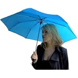 ausziehbarer blauer Regenschirm/Taschenschirm, Durchmesser 100 cmvon "JP"