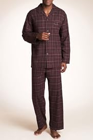 Pure Cotton Check Thermal Pyjamas [T07-2245-S]