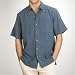Sandals Cay Dark Slate Silk Camp Shirt