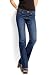 Mango Women's Distressed Denim Fabric Jean
