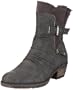 Rieker 93761, Damen Cowboy Stiefel, Grau (cenere/cenere 42), EU 37