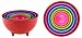 Kitchen & Housewares : FOOTED MULTI-COLOURED NESTING BOWLS