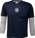 Seattle Mariners Youth Layered Long Sleeve Danger Tee