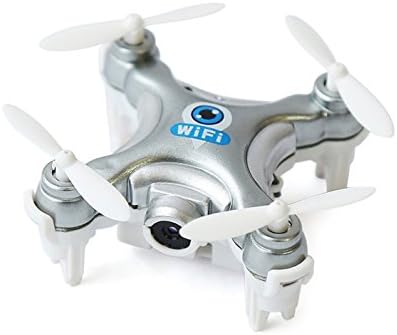 CX-10W "Silver" Mini RC FPV Quadcopter 6-Axis Gyro LED 4CH 2.4GHz