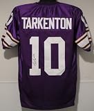Fran Tarkenton Autographed Minnesota Vikings Purple Jersey w/"HOF 86"