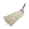 GJO54201 - Wet Mop, 4-Ply, 15/16x60 Wood Handle, 24 oz,Natural Cotton