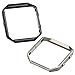 bayite Replacement Accessory Steel Frame for Fitbit Blaze Smart Watch Black and Silver
