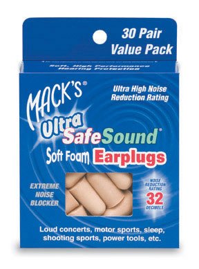 41ISTB7veXL Macks Ultra SafeSound Earplugs 30 pair