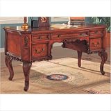 41ISTLA JGL. SL160  Wildon Home Oregon City 60 Desk with Storage Drawers in Cherry 800541