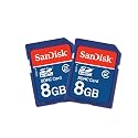 2 x 8GB SD CARDS