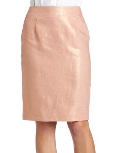 Calvin Klein Womens Pencil Skirt With Lurex Sheen, 