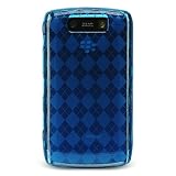 Premium Cool Blue Transparent Hard Plastic Skin for the Blackberry Storm II 9550, 9520