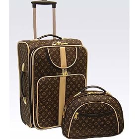 Inspired by designer Louis Vuitton2 Piece Luggage