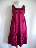 Catherine Malandrino Burgundy Empire Beaded Dress