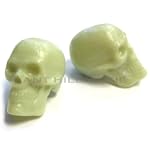 Beadbrain Skull Rhythm Shaker Pair - Glow in the Dark