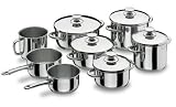 Lacor – 40000 – Lot de casseroles – 8 Pièces Vitrocor