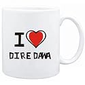 Mug White "I love Dire Dawa " Cities