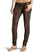 Jolt Juniors Skinny Button Detail Pant, Brown, 1