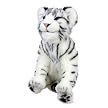 WowWee Alive White Tiger Cub Plush Robotic Toy in White/Black