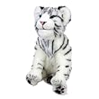 WowWee Alive White Tiger Cub Plush Robotic Toy in White/Black