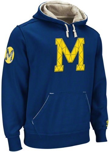 Michigan Wolverines Navy adidas Homecoming Hooded Sweatshirt