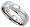 Surgical Steel 6 mm (1/4 in.) High Polish Comfort Fit Dome Wedding Band / Thumb Ring (Available in Sizes 5 to 12), size 5