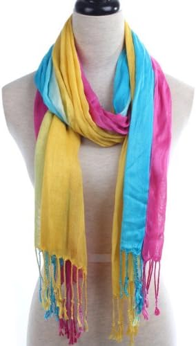 niceeshop(TM) Elegant Soft Chiffon Thin Scarf Wrap Lady Shawl Stole,Gradient Color