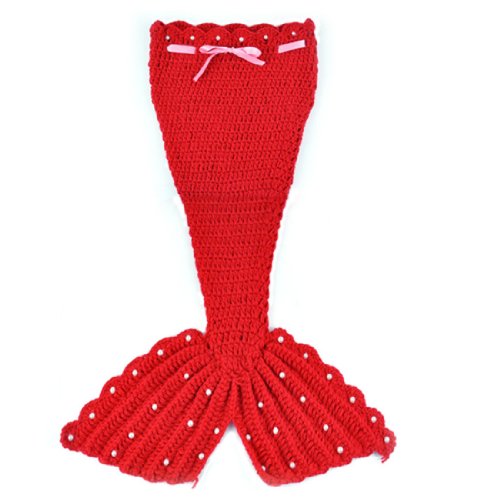 Baby Baby Photography Prop Red Color Cute Crochet Knitted Baby Hats Girl Boy Baby Costume